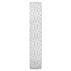 Love Script Pattern Table Runner, 72 in.
