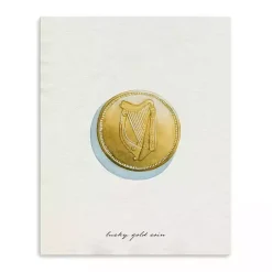 Lucky Gold Coin Canvas Art Print