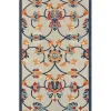 Lyla Multi Floral Damask Indoor/Outdoor Rug, 5x8
