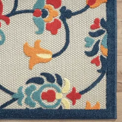 Lyla Multi Floral Damask Indoor/Outdoor Rug, 5x8