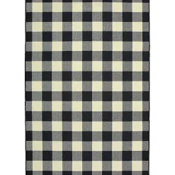 Madura Buffalo Check Outdoor Area Rug, 8x13