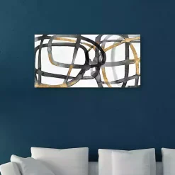 Many Ways Abstract Canvas Art Print, 60x30 in.