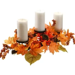 Maple Leaf Candleholder Centerpiece