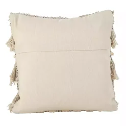 Mari Moroccan Fringe Chunky Knit Pillow