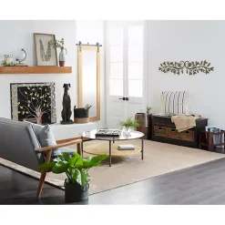 Matte Black and White Wooden Tic Tac Toe Board