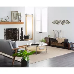 Matte Black and White Wooden Tic Tac Toe Board