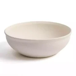 Matte Eggshell Ceramic Bowl