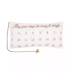 Merry & Bright Advent Calender Lumbar Pillow