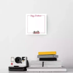 Merry Christmas Pink Trees Dry Erase Board