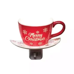 Merry Christmas Teacup Nightlight