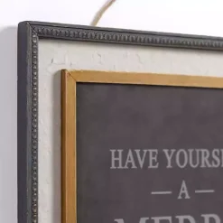 Merry Little Christmas Hanging Wall Plaque