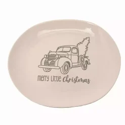 Merry Little Christmas Truck Serving Platter