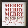 Merry Merry Christmas Wall Plaque