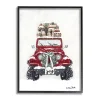 Merry Red Off-Roader Framed Art Print
