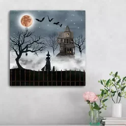 Midnight Mansion Canvas Art Print
