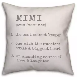 Mimi Definition Pillow