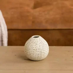 Mini Ceramic Natural Textured Vase, 3 in.