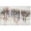 Misty Woods Canvas Art Prints, Set of 3