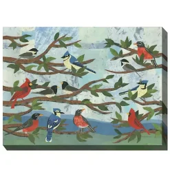 Mixed Company Outside Canvas Art Print