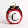 Monogram C Outdoor Christmas Ornament