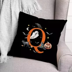 Monogram Q Halloween Indoor/Outdoor Pillow
