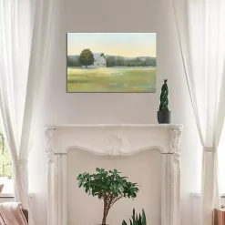 Morning Meadows Canvas Art Print