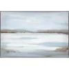 Morning Sea Framed Canvas Art Print