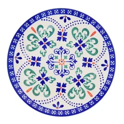 Mosaic Glazed Round 12-pc. Dinnerware Set