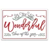 Most Wonderful Time of Year Canvas Art Print