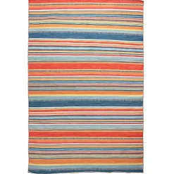 Multi Dhurri Stripe Indoor/Outdoor Area Rug, 5x7