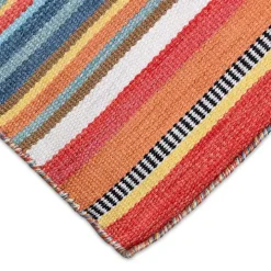 Multi Dhurri Stripe Indoor/Outdoor Area Rug, 5x7