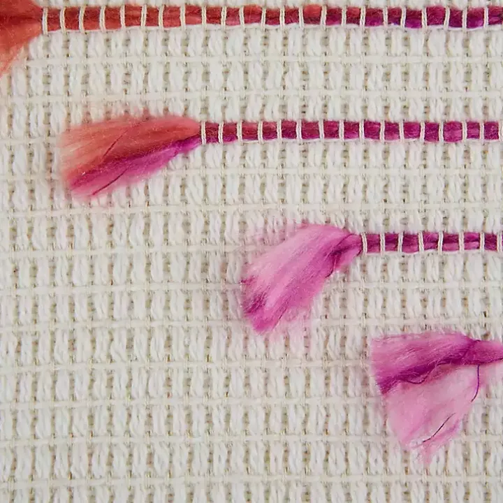 Multicolor Diamond Cut Throw