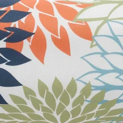 Multicolor Floral Outdoor Bolster Pillow