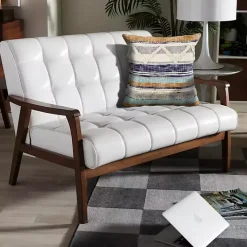 Multicolor Geometric Chevron Pillow