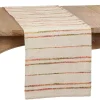 Multicolor Woven Lines Table Runner, 54 in.