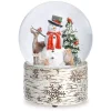 Musical Snowman and Animals Christmas Dome