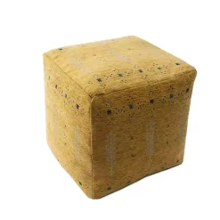 Mustard Yellow Bohemian Ultra-Soft Pouf