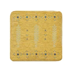 Mustard Yellow Bohemian Ultra-Soft Pouf