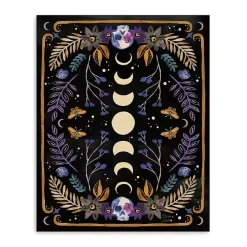 Mystical Moon Phases Canvas Art Print