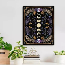 Mystical Moon Phases Canvas Art Print