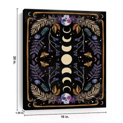 Mystical Moon Phases Canvas Art Print