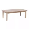 Natural Acacia Wood Slatted Outdoor Coffee Table