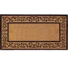 Natural and Black Abby Doormat, 48x30 in.