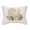 Natural Botanical Turkey Lumbar Pillow