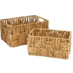 Natural Fibers 2-pc. Jute Basket Set