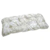 Natural Leaves Loveseat Outdoor Cushion