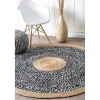 Natural Lesha Round Rug, 8 ft.