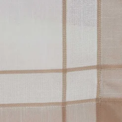 Natural Long Banded Border Table Runner, 108 in.