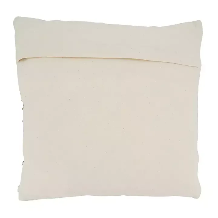 Natural Multi Texture Chindi Jute Pillow