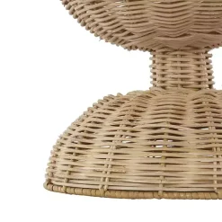 Natural Rattan Hourglass Vase